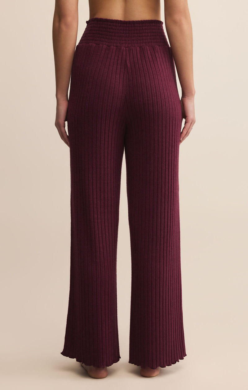 The Dawn Ribbed Smocked Pant