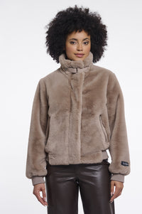 Ambra Short Faux Fur Jacket