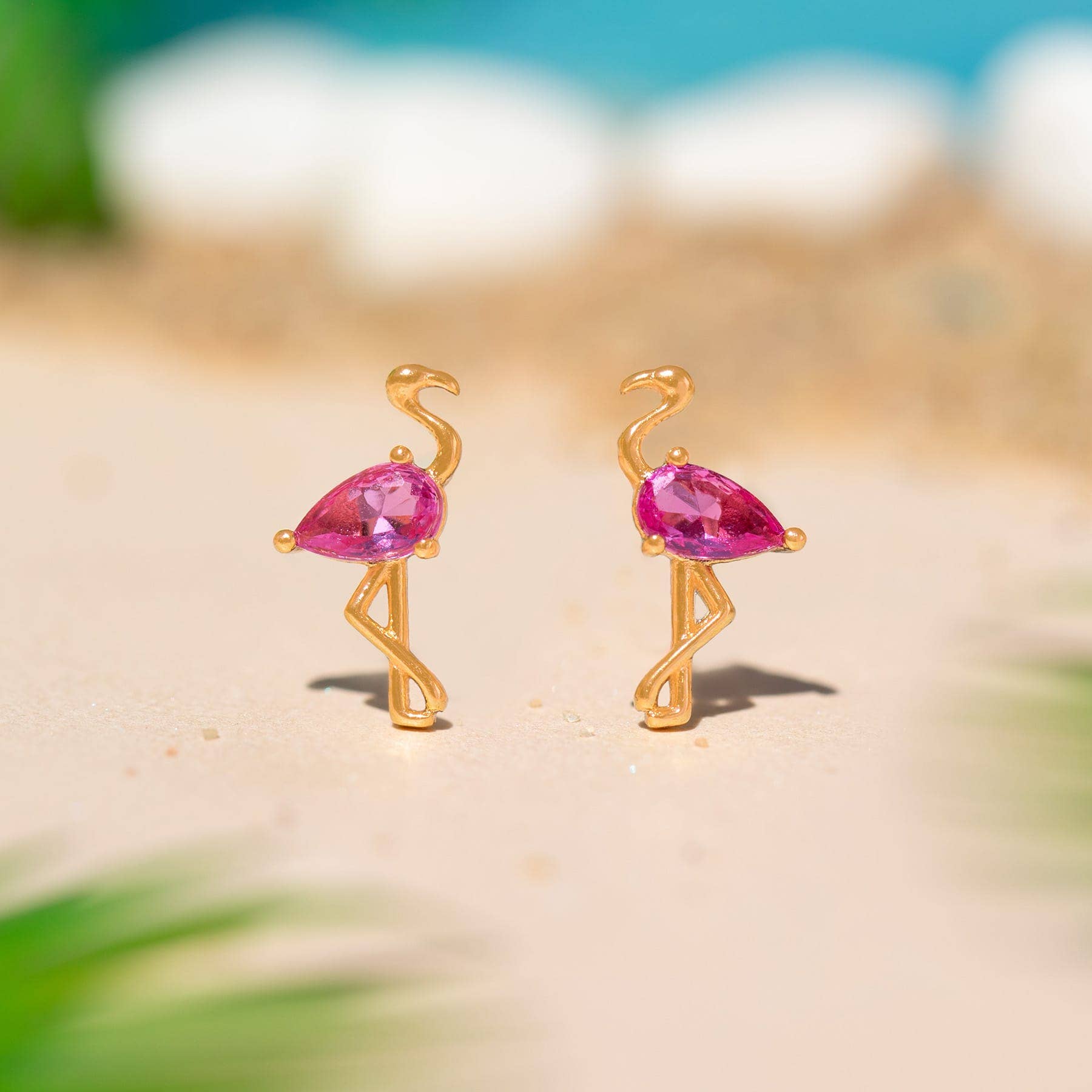 Flamingo Studs