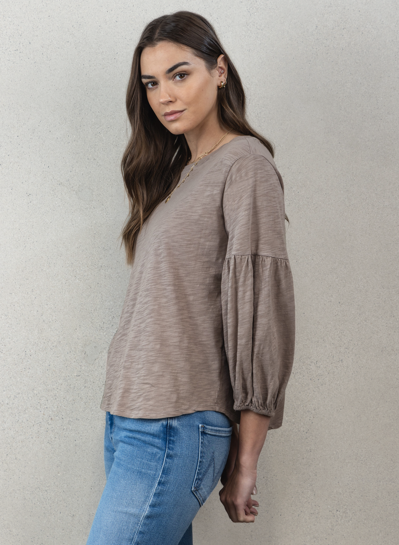 Slub Jersey Blouse