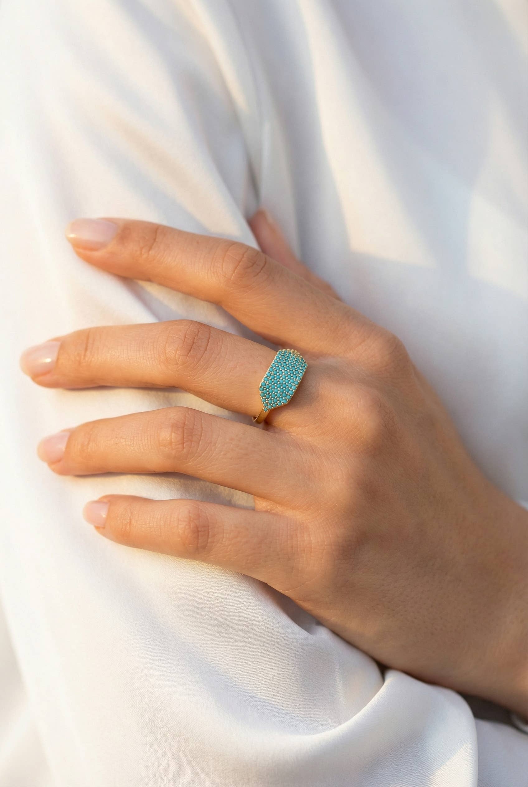 ID RING- TURQUOISE