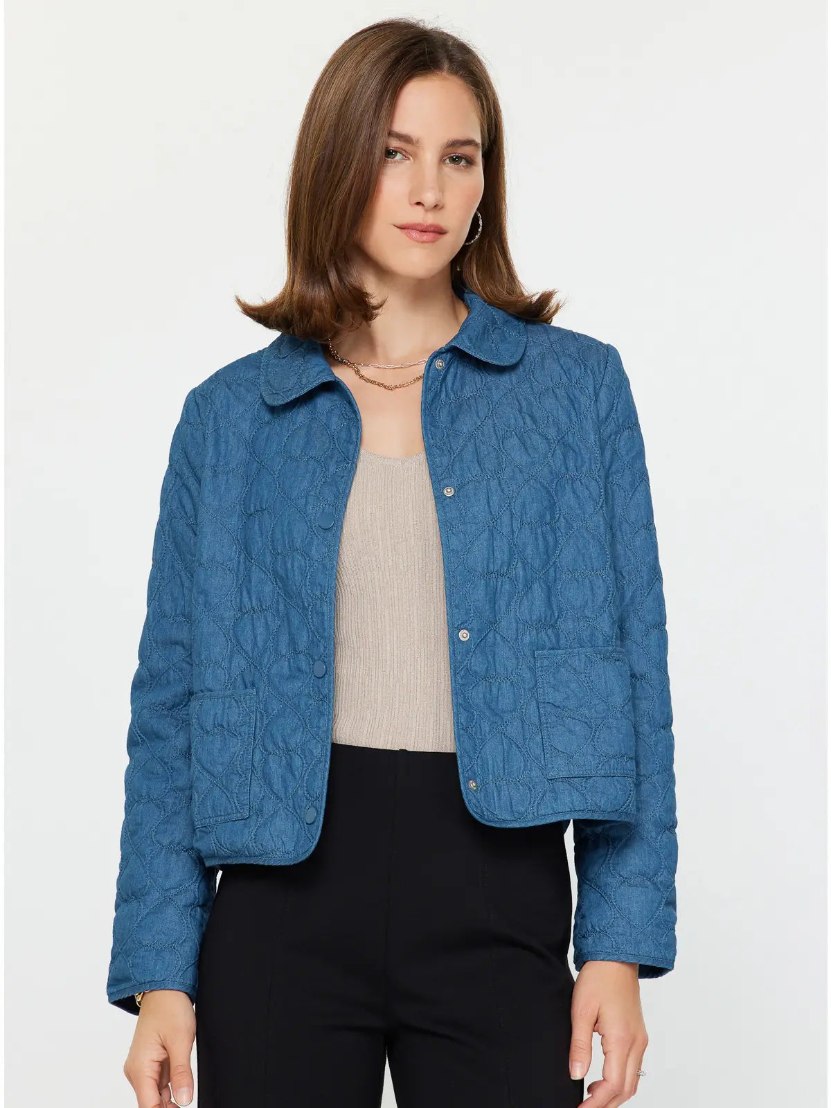 Heart Quilted Jacket