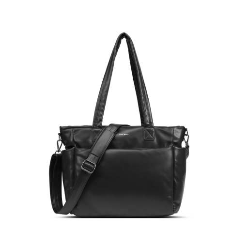 Bubbly Large - Recycled Vegan Tote Bag - Black