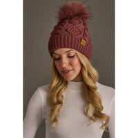 Panache Cable Knit Hat