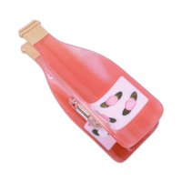 Large Rose Wine Bottle Hair Claw Clip