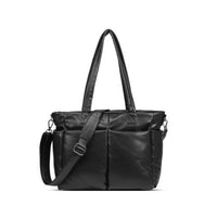 Bubbly Large - Recycled Vegan Tote Bag - Black