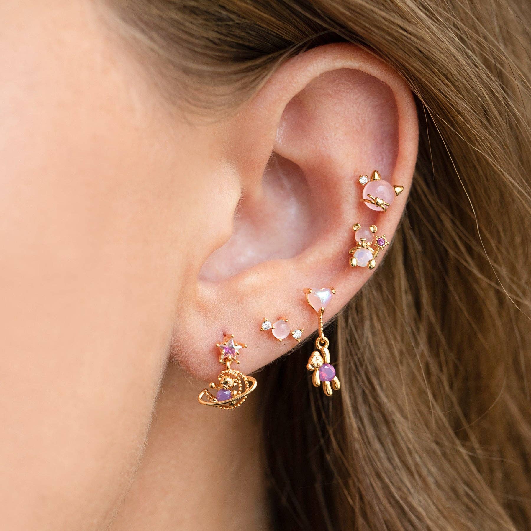 Kitty Kat Studs
