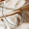 Luxe Sequin Disc Chain Necklace Sterling Silver