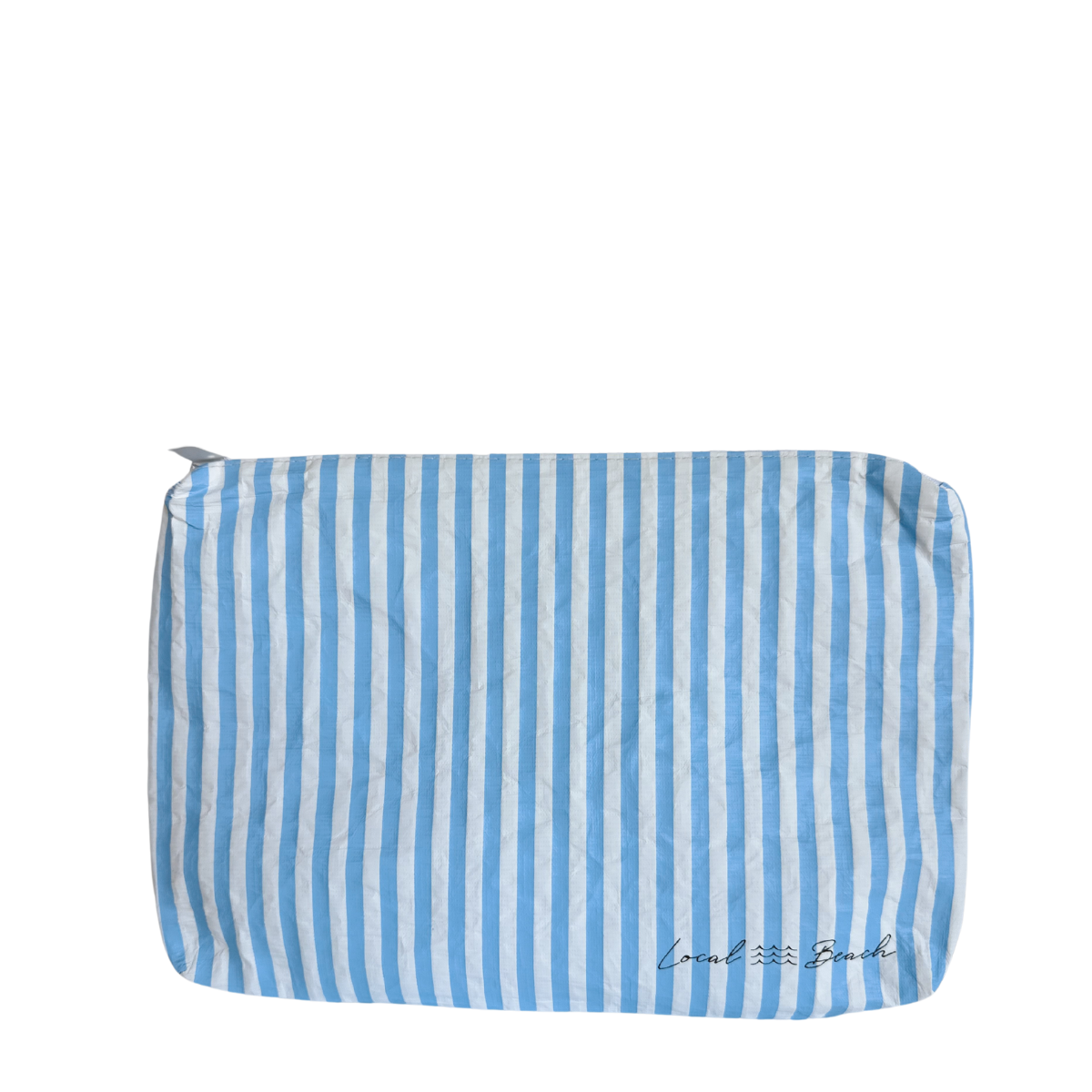 Blue Stripe Water Resistant Pouch