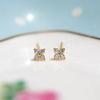 Teeny Tiny Clear Cluster Studs