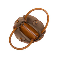 Tulip Tan Raffia Recycled Vegan Top Handle