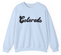 Colorado Sweatshirt Unisex Script Colorado Sweater