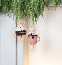 Mouse in Hot Chocolate Mug Ornament