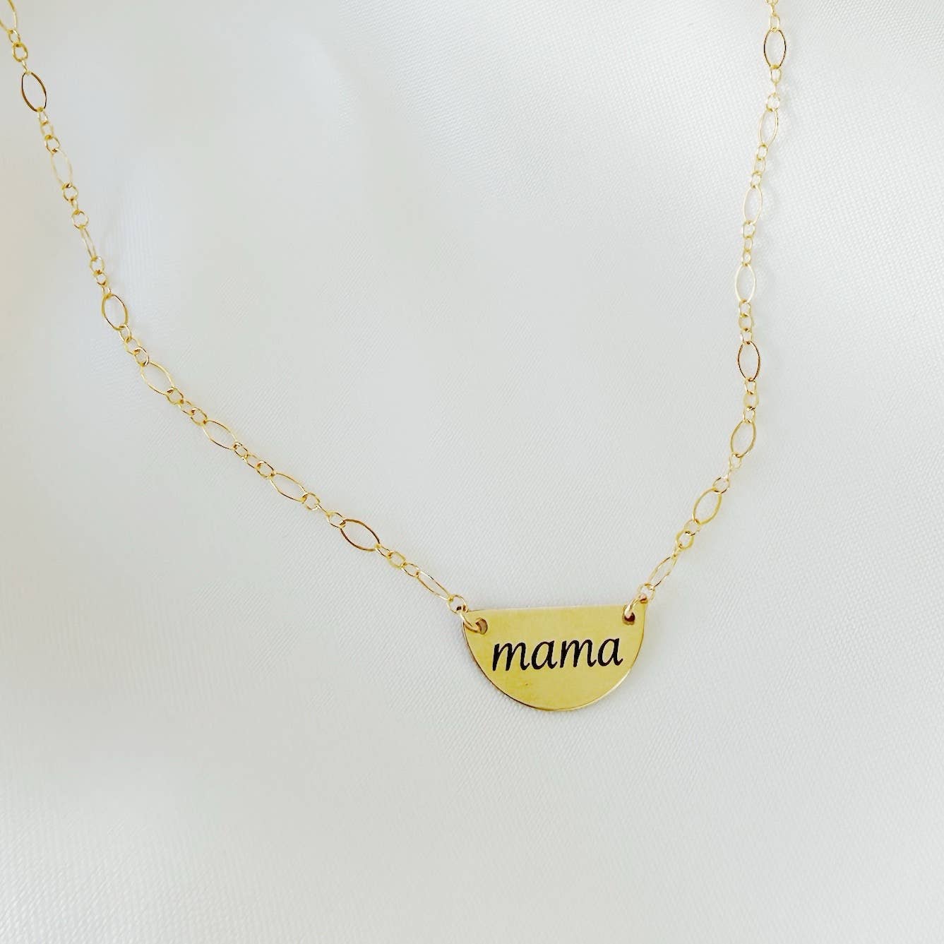 Happy Mama Pendant Gold Filled Necklace