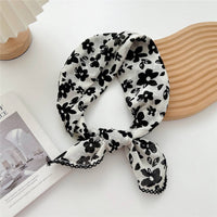 Cotton Linen Square Scarf