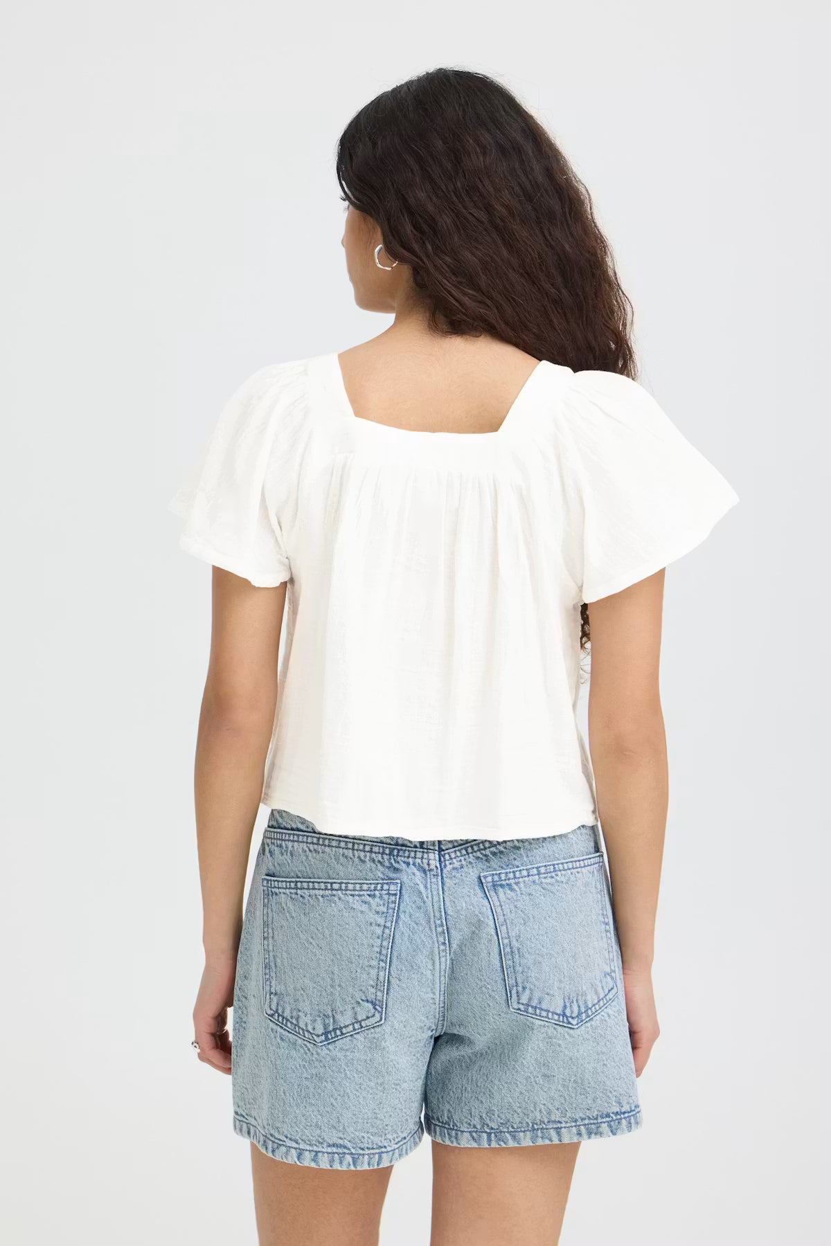 ICHI Foxa Button Front Blouse