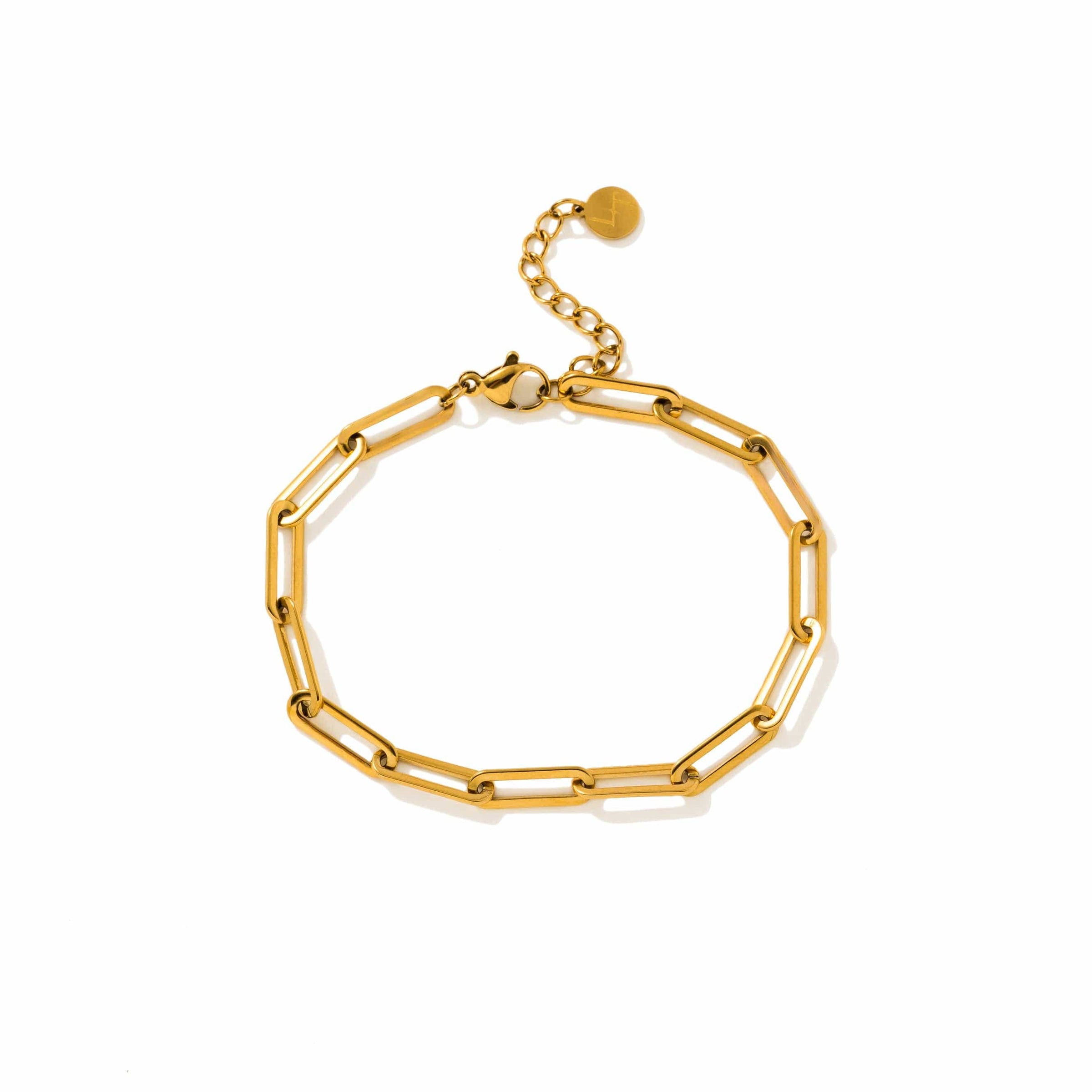 Bold Paperclip Bracelet | Gold Bracelet | Minimalist Jewelry