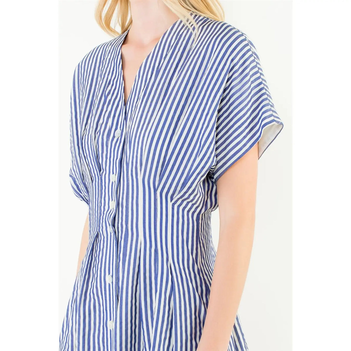 Striped Button Down Dress