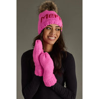 The Pink Knit Mittens