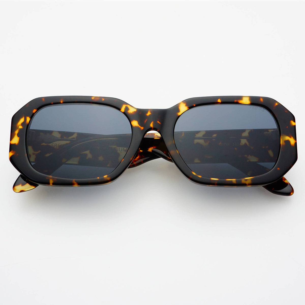 Onyx Acetate Womens Rectangular Sunglasses