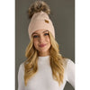 The Blush Knit Pom Hat