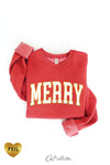 MERRY FOIL Graphic Sweatshirt