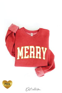 MERRY FOIL Graphic Sweatshirt