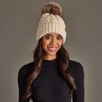 Panache Cable Knit Hat
