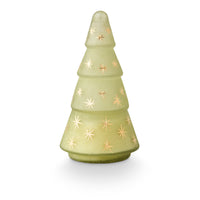 Illume Balsam & Cedar Frosted Star Glass Tree