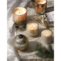 The Winter White Baltic Glass Candle