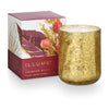 Crimson Woods Small Boxed Crackle Glass Candle