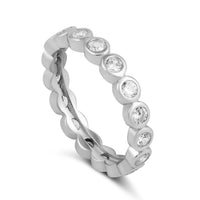 Celeste Eternity Ring - Silver