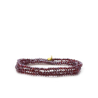 Mini stretch crystal beaded wrap bracelet
