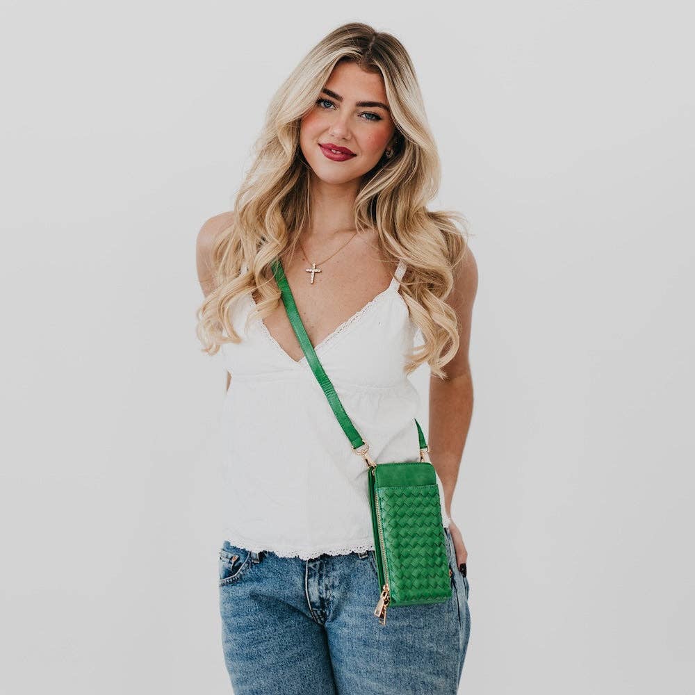 Woven Double Duty Phone Bag