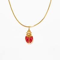Ladybug Charm Necklace