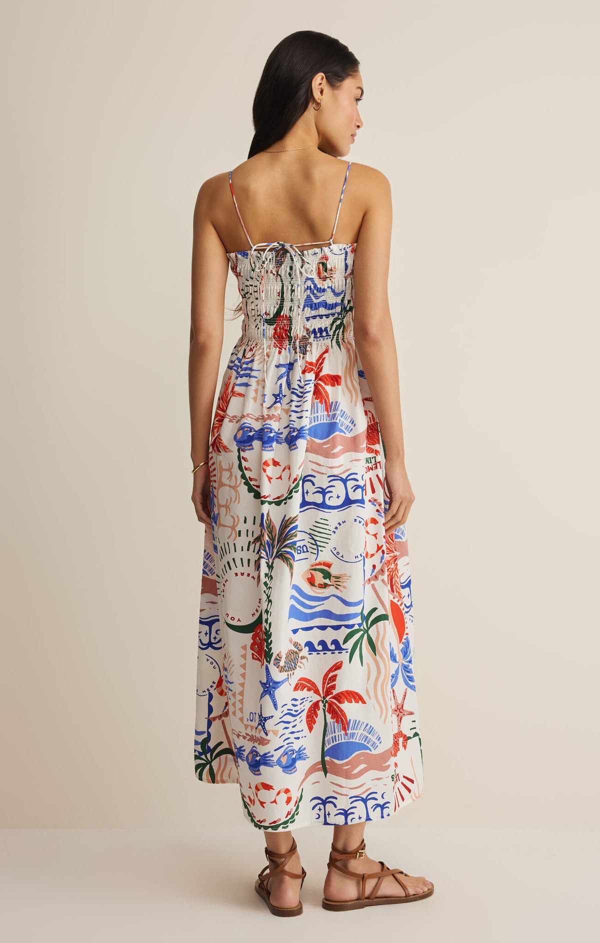 Z Supply Cornelia Ami Floral Midi Dress