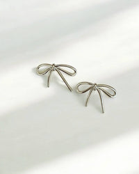 All Wrapped Up Bow Gold Filled Stud Earrings