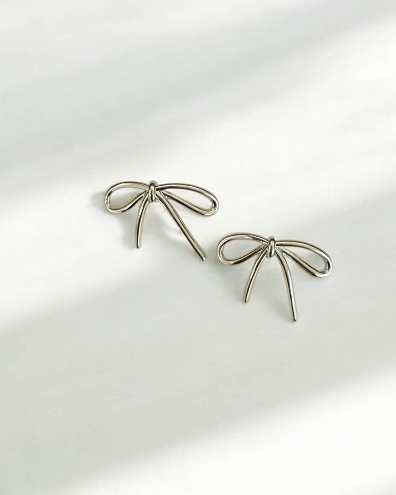 All Wrapped Up Bow Gold Filled Stud Earrings