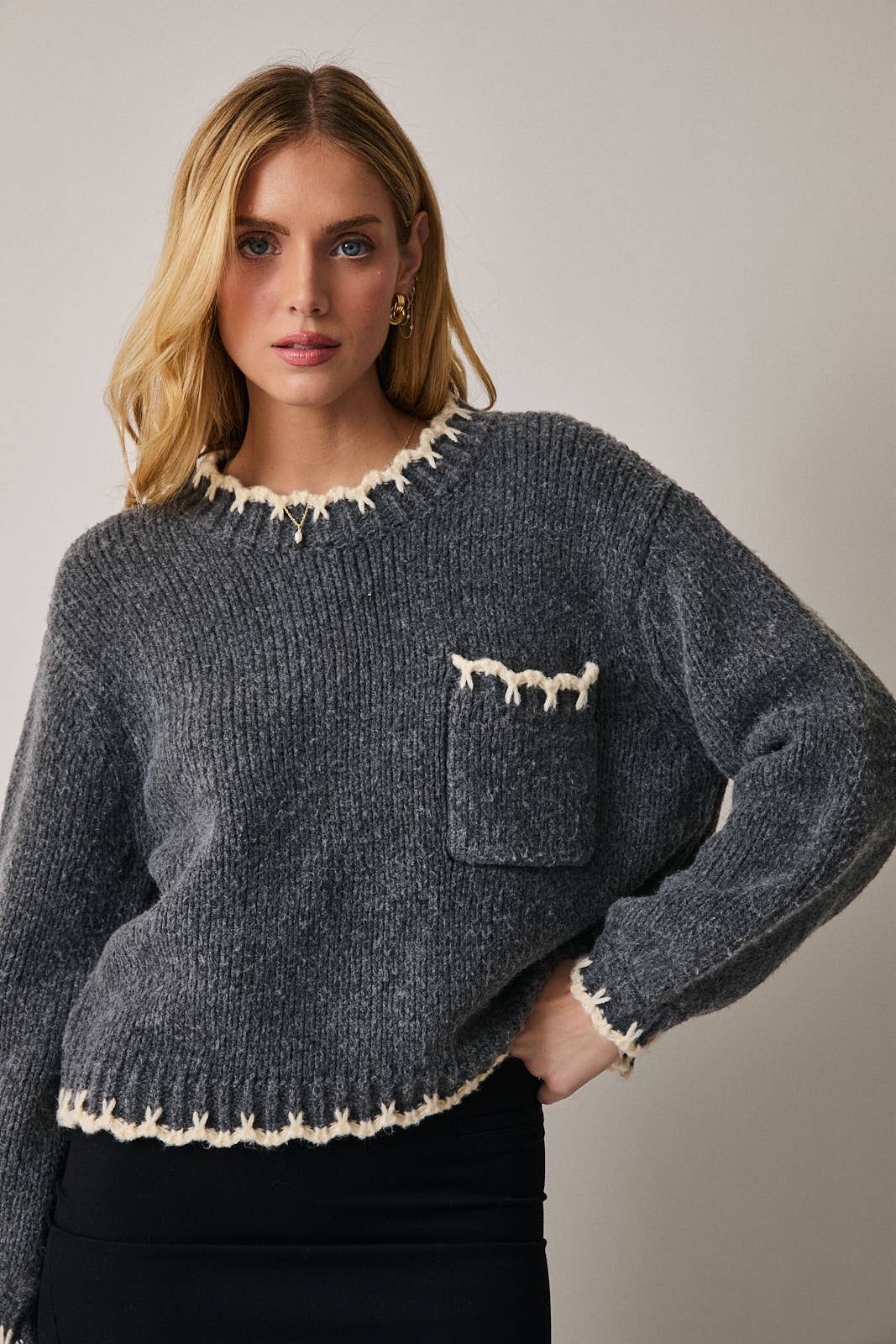 Stitch Detail Sweater