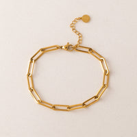 Bold Paperclip Bracelet | Gold Bracelet | Minimalist Jewelry