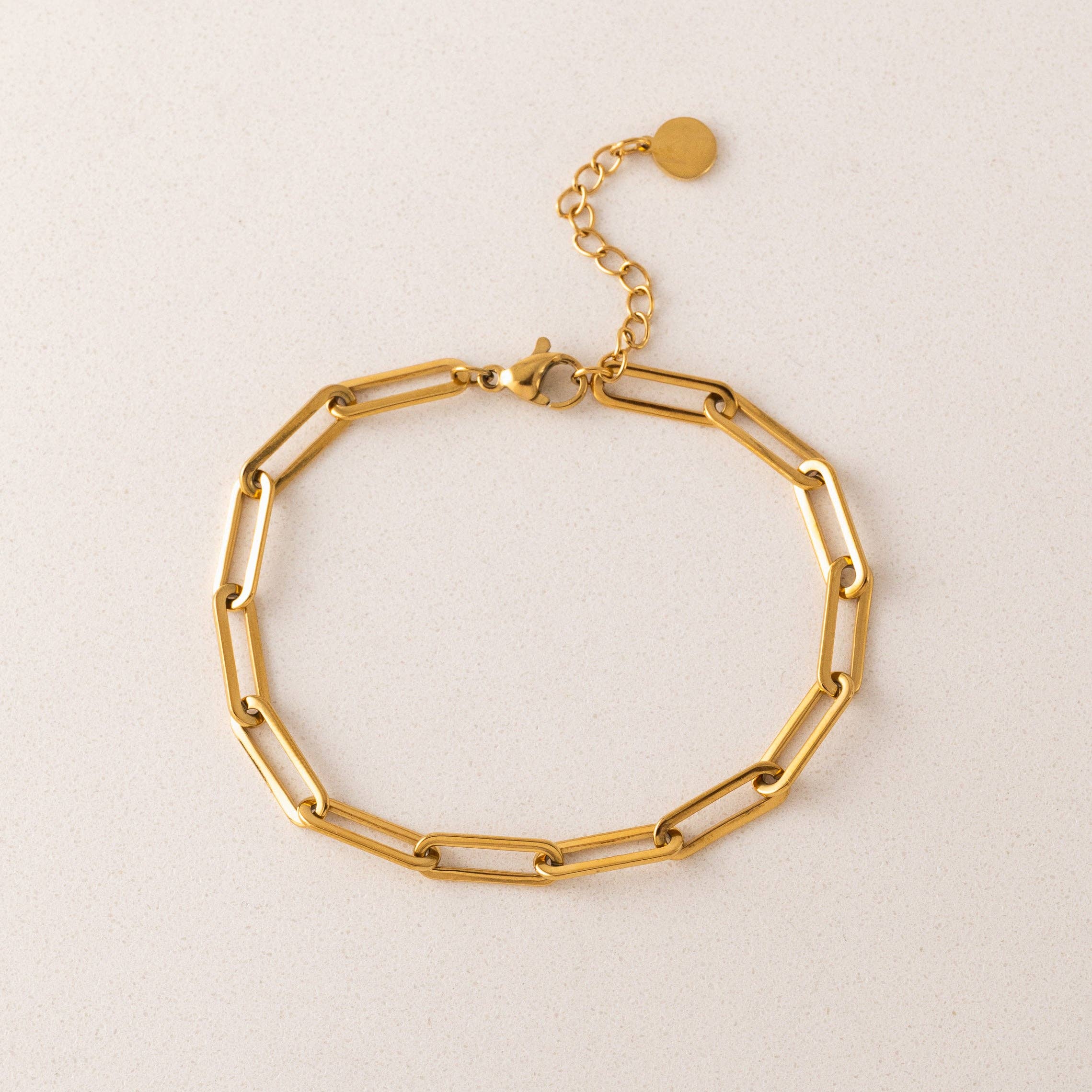 Bold Paperclip Bracelet | Gold Bracelet | Minimalist Jewelry