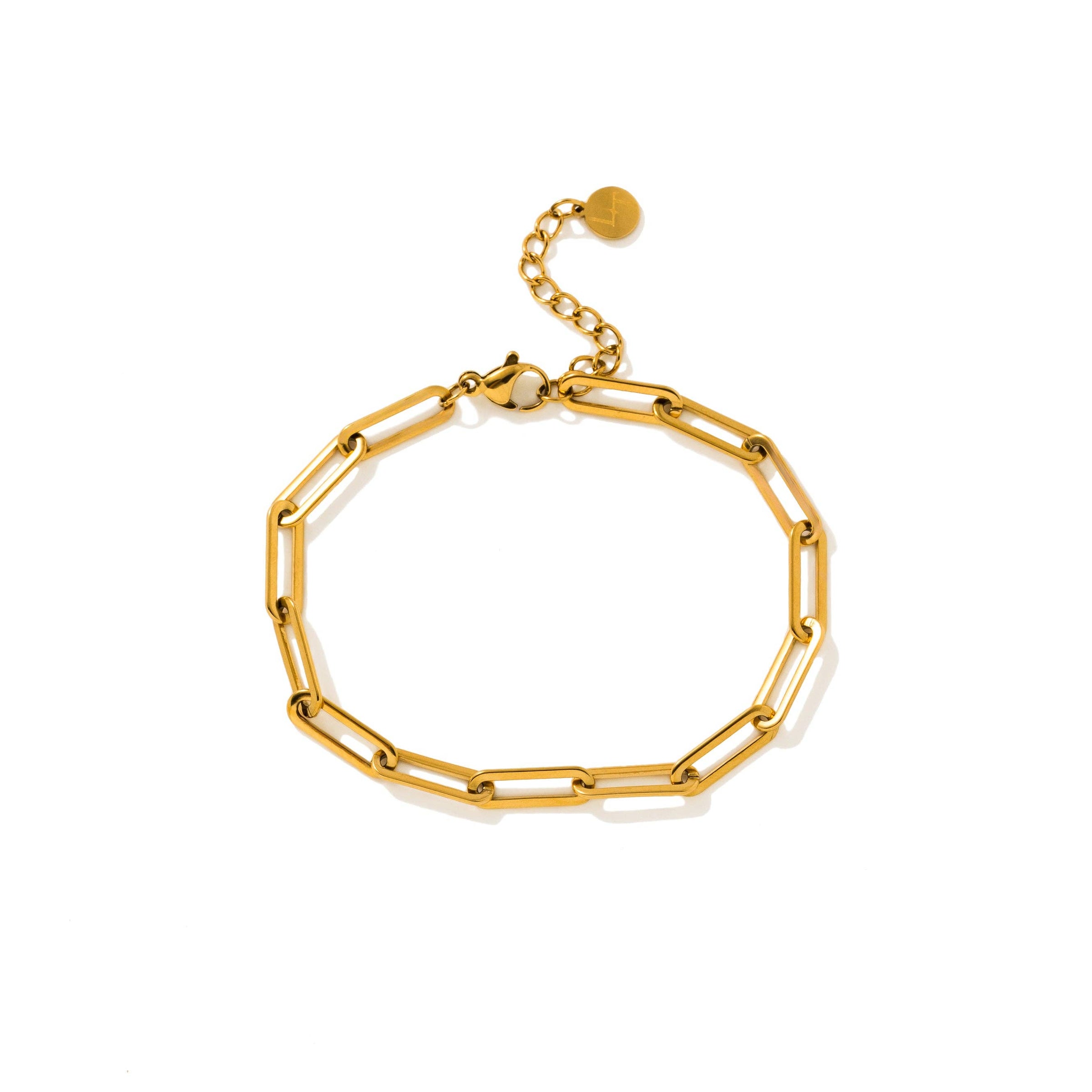Bold Paperclip Bracelet | Gold Bracelet | Minimalist Jewelry