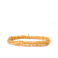 Mini stretch crystal beaded wrap bracelet