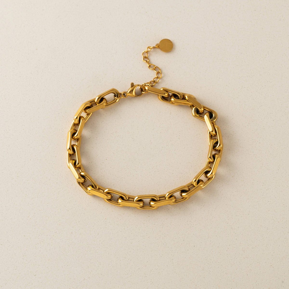 Veya Chain Bracelet | Gold Chain Bracelet | 18K Gold PVD