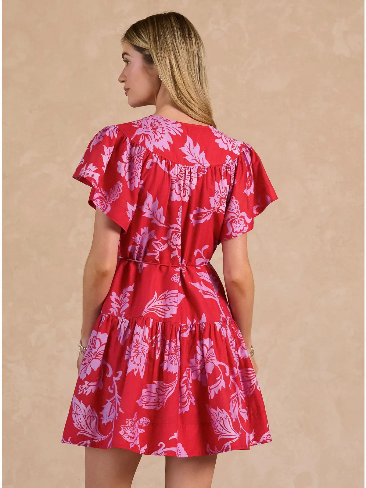 Floral Printed Mini Dress