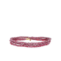 Mini stretch crystal beaded wrap bracelet