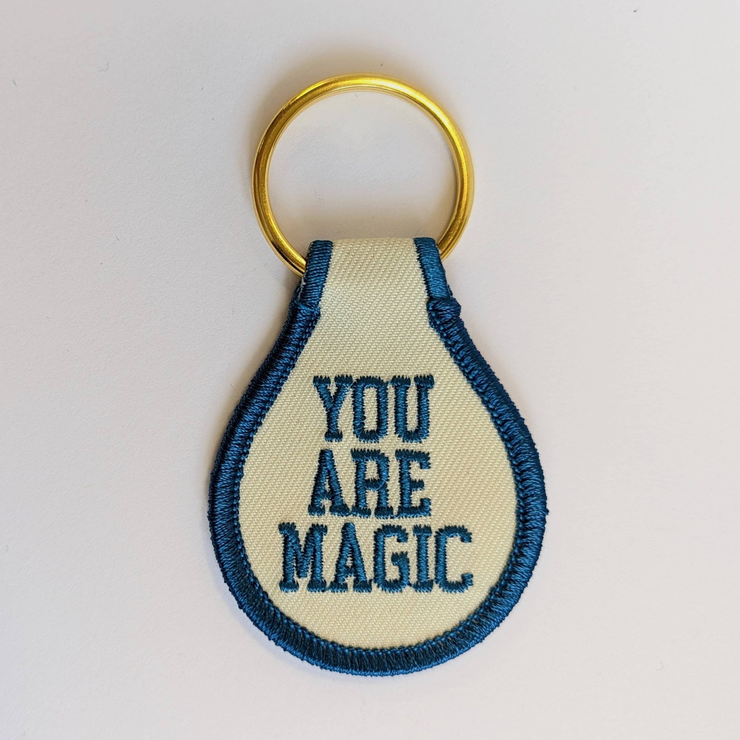 You Are Magic Embroidered Key Tag