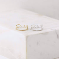 Marquise Ring | Stacked Look Ring | Cubic Zirconia Ring