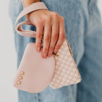 Wonderlust Woven Dual Pouch Wristlet