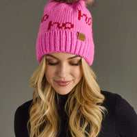 The Graphic Pom Hat